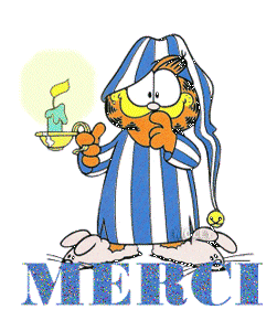 Gif merci garfield